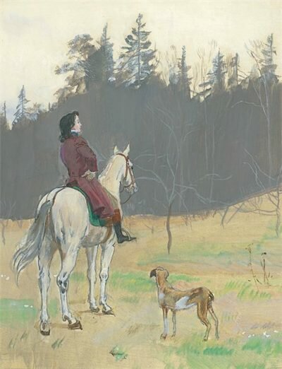 Ленский верхом