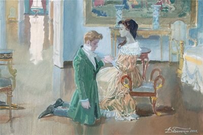 Объяснение Онегина и Татьяны