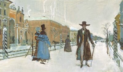 Онегин на бульваре