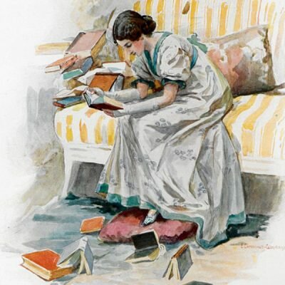 Татьяна читает книги